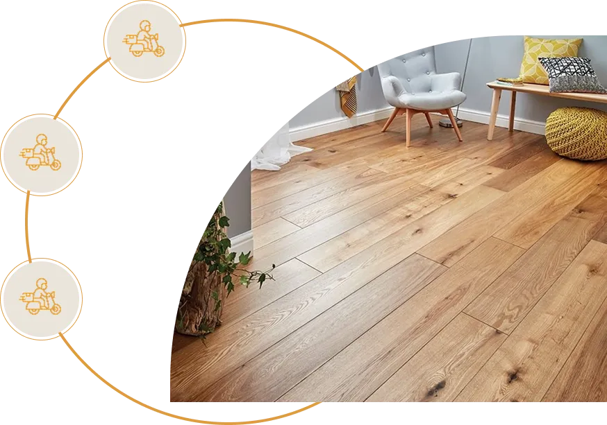 Vintage Oak SPC Flooring Dubai