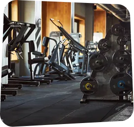 Heavy-Impact Rubber Flooring Roll